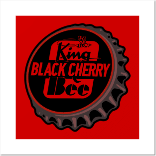 Vintage King Bee Black Cherry Soda Bottlecap Posters and Art